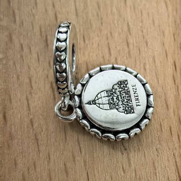 Pandora Firenze Santa Maria del Fiore Charm Pendant, S925 Silver Bracelets - Picture 3 of 4